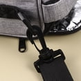 thumbnail image 3 of UPGRATOR Insulated Lunch Tote Bag in Grey Made of Oxford Fabric for Daily Use with Aluminum Foil Interior 12x7x15 inches, 3 of 7