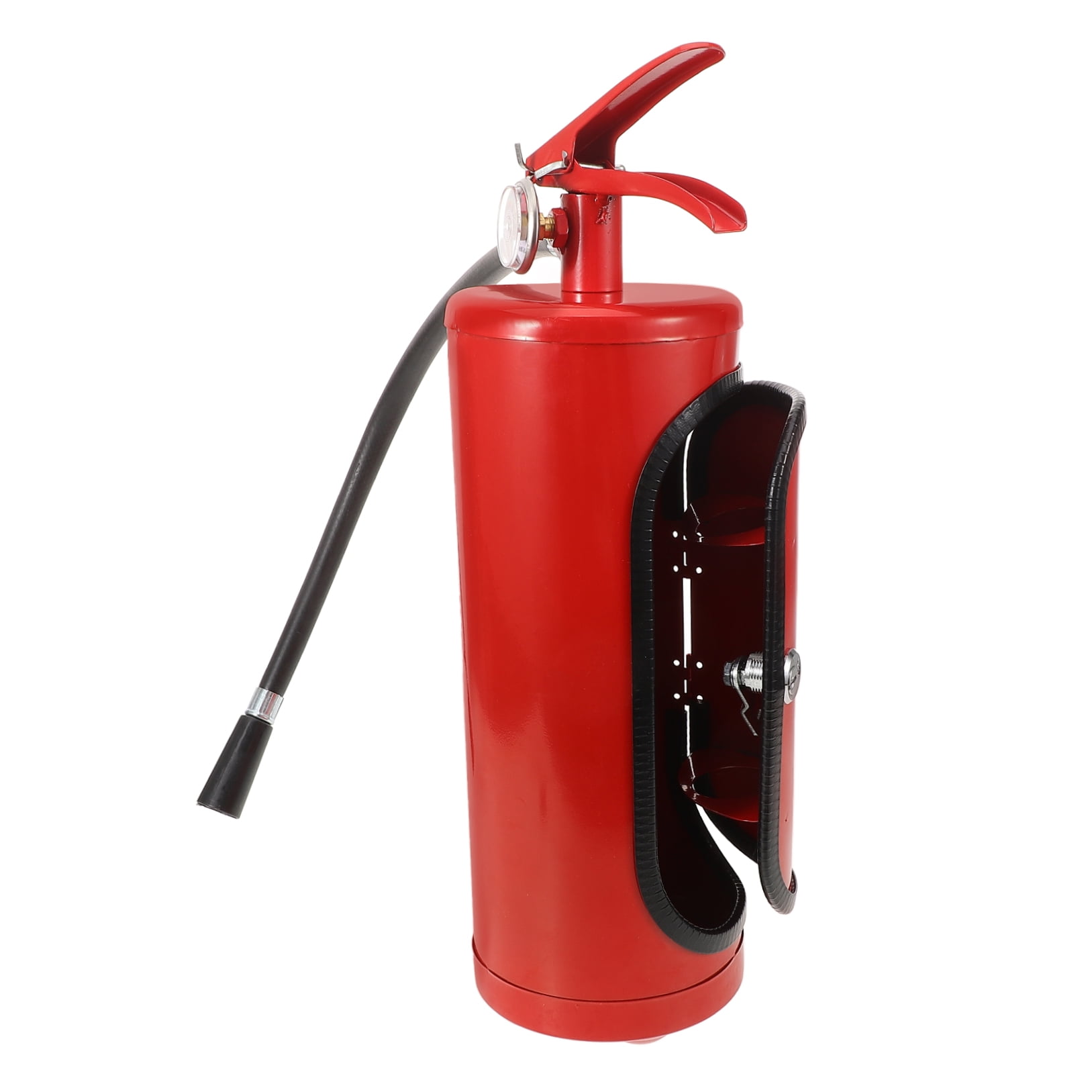 FOMIYES Red Fire Extinguisher Shaped Wine Holder Made of Plastic and Iron for Wine Bottle Storage and Decor