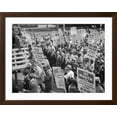 thumbnail image 2 of Art.com Civil Rights March on Washington, D.C. with Martin Luther King Jr. Photo by Warren K^ Leffler, Brown Frame Wall Art, 40" x 32", 2 of 5