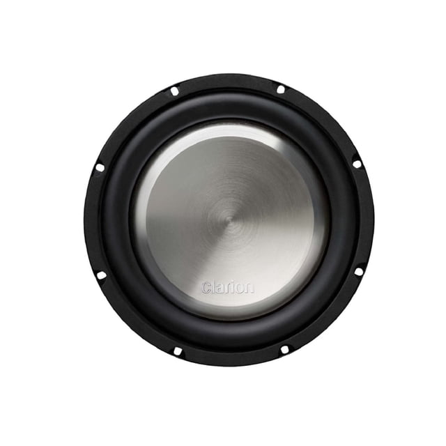 SUBWOOFER DE 10” CON SOPORTE PLANO DE DOBLE BOBINA DE 4 OHMS DE 1000 W MÁX WF2520D CLARION SUBWOOFER