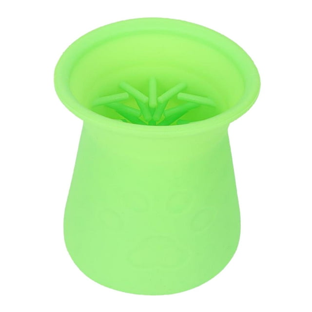 , de pies de perro de silicona, lo de limpieza de pies de gato portátil para mascotas Verde Yuyangstore Limpiador de patas para mascotas