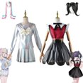 thumbnail image 2 of Disfraz de Cosplay para niña, juego de falda de cuero con peluca, zapatos, uniforme JK de Anime, Abyss, KAngel, Ame Chan, 2 of 3