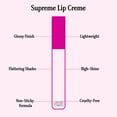 thumbnail image 2 of Gerard Cosmetics Supreme Lip Creme, Dark Red Lip Gloss - Maneater (.08oz), 2 of 6