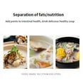 thumbnail image 3 of PENGXIANG Filter Fat Spoon Oil Separation Stainless Steel Spoon Oil Scoop Soup Separator, 3 of 10