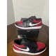 thumbnail image 1 of Ni - ke NEW Ni - ke Air Jordan 1 Low Shoes "Bred Toe" Black White 553558-066 Men's Size 12, 1 of 5