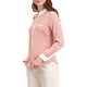 thumbnail image 4 of Camisa de trabajo de manga larga con botones para mujer INSPIRE CHIC en color bloque S Rosa, 4 of 7