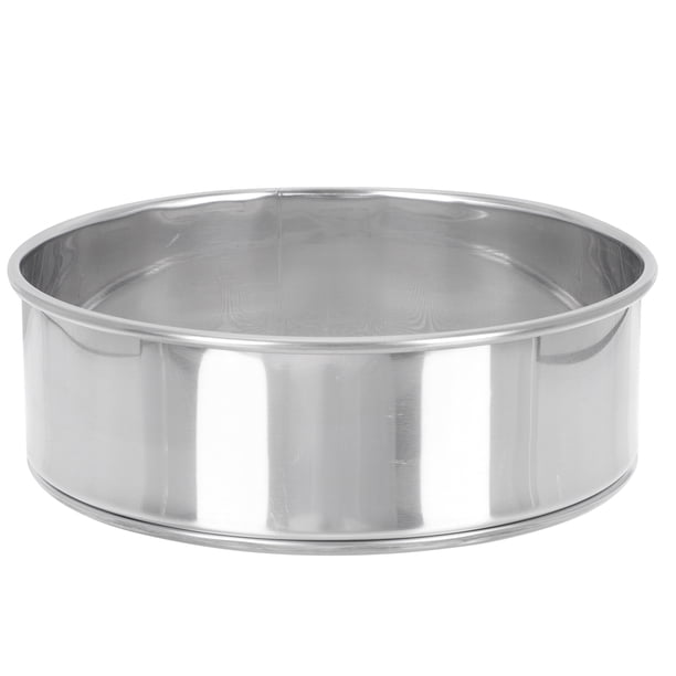 Tamiz de acero inoxidable, colador manual de tierra, herramienta de jardinería doméstica, tamiz multifuncional