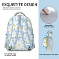 thumbnail image 5 of "Fashion Sunflower Floral Backpack for Women - Extra Large Capacity College Bag with Laptop Compartment, Stylish Wildflowers Pattern, Comfortable Shoulder Straps", 5 of 6