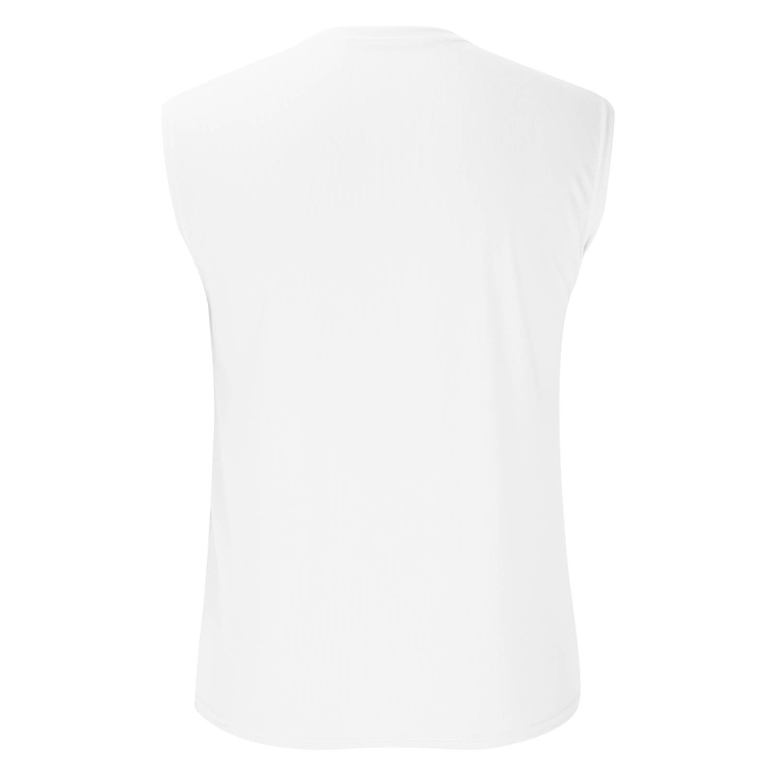 RongHuan Men's Big and Tall Tank Tops Quick Dry Sleeveless Shirt Workout Muscle Shirt Crew Neck Bodybuilding Tee T-Shirts
