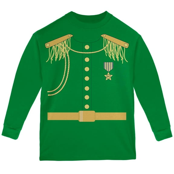 Halloween Prince Charming Youth Long Sleeve T Shirt Green YLG