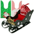 thumbnail image 3 of Gymnture 1 Set DIY Sleigh Decoration Holiday Desktop Sleigh Ornament Christmas Decoration, 3 of 7