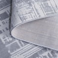 thumbnail image 6 of SAFAVIEH Saylor Tryik Geometric Area Rug, Ivory/Dark Gray, 6'3" x 6'3" Square, 6 of 11