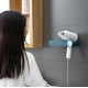thumbnail image 2 of Soporte para secador de pelo azul Soporte para plancha de pelo de pared Soporte para secador de pelo Organizador de baño Estante de almacenamiento Estante Accesorios de baño, 2 of 5