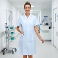 thumbnail image 2 of and Lab Coat Ensemble for Daily and Laboratory Roles – Classic Long Sleeve Lab Coat with Notched Lapel for Clinical Duty and, 2 of 3