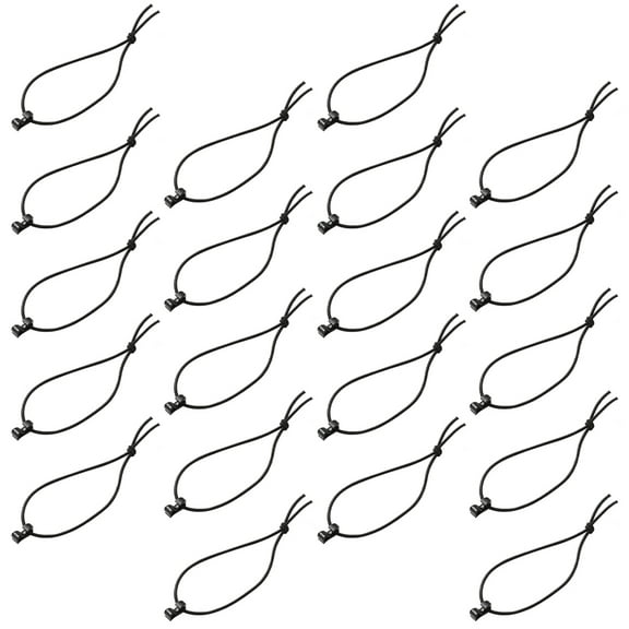 Nicehomfit 30pcs Plastic Bungee Hooks Durable Nylon for Quick Release Strap Management