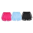 thumbnail image 1 of 3 Pack Girls Boys Running Athletic Cotton Shorts 2-11T, Uccdo Kids Summer Workout Sports Beach Shorts Pants, 1 of 6