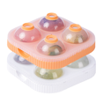 thumbnail image 1 of Soporte para cepillo y maquinilla de afeitar de seguridad cromado de lujo que se adapta a todos sus accesorios de afeitado (plata 28 pieza), 1 of 5