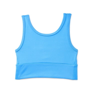 Athletic Works Girls Racerback Sports Bra, Sizes 4-18