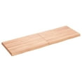 thumbnail image 2 of vidaXL Table Top Light Brown 120x40x(2-4)cm Treated Solid Wood Live Edge, 2 of 5