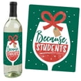 thumbnail image 5 of Big Dot of Happiness Teacher Holiday Presents - Teacher Appreciation Christmas Gifts Decor for Women and Men - Wine Bottle Label Stickers - Set of 4, 5 of 8