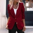 thumbnail image 2 of Sopiago Women Blazer Jacket Bussiness Casual Open Front Long Sleeve Blazers Work Office Button Lapel Suit Jackets for Women ,S, 2 of 7