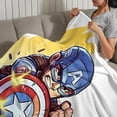 thumbnail image 3 of Captain America Flannel Blanket 39*59 inch Soft And Comfortable With Clear Patterns And Easy Cleaning, 3 of 6