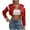 Red-18, variant on HTNBO Women's Bomber Jackets Leather Button Casual Cropped Baseball Jacket Fashion Motorcycle Jacket Short Varsity Outwear
