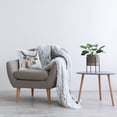 thumbnail image 3 of Stupell Industries Modern Blue Longhorn Square Decorative Printed Throw Pillow, 18 x 18, 3 of 4