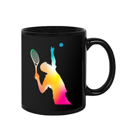 Tennis Player Silhouette . Mug Unisex's -Image by Shutterstock