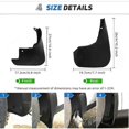 thumbnail image 3 of Exquisite Mud Flaps For Toyota Yaris Hatchback Hatch 2005-2011 Vitz Daihatsu Charade Mudflaps Splash Guards Mudguards 2006 2007 2008 2009, 3 of 5