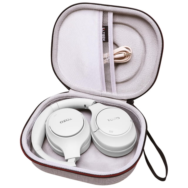 Funda para auriculares LTGEM compatible con JBL Tune 510BT/520BT/720BT/770NC y JBL Live 460NC/660NC/670NC/770NC/760NC y JBL Junior 470NC/Junior 320BT/JR 460NC y TOZO HT2, gris