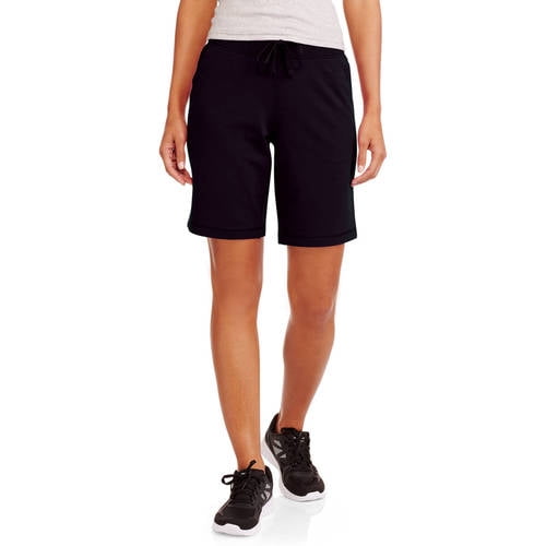 Athletic Works Women's Athleisure French Terry Bermuda Shorts
