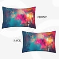 thumbnail image 2 of Rateoe Colorful Lightbulb Abstract Pattern Pillow Covers with Invisible Zipper(Pillows are not Included) Standard Pillowcases-20"x30", 2 of 6
