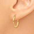 thumbnail image 3 of 10K Polished 2mm Tube Hoop Earrings in 10k Yellow Gold, 3 of 3