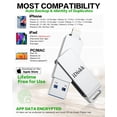thumbnail image 2 of Unidad flash iDisk de almacenamiento de fotos de 512 GB para iPhone, 2 of 6