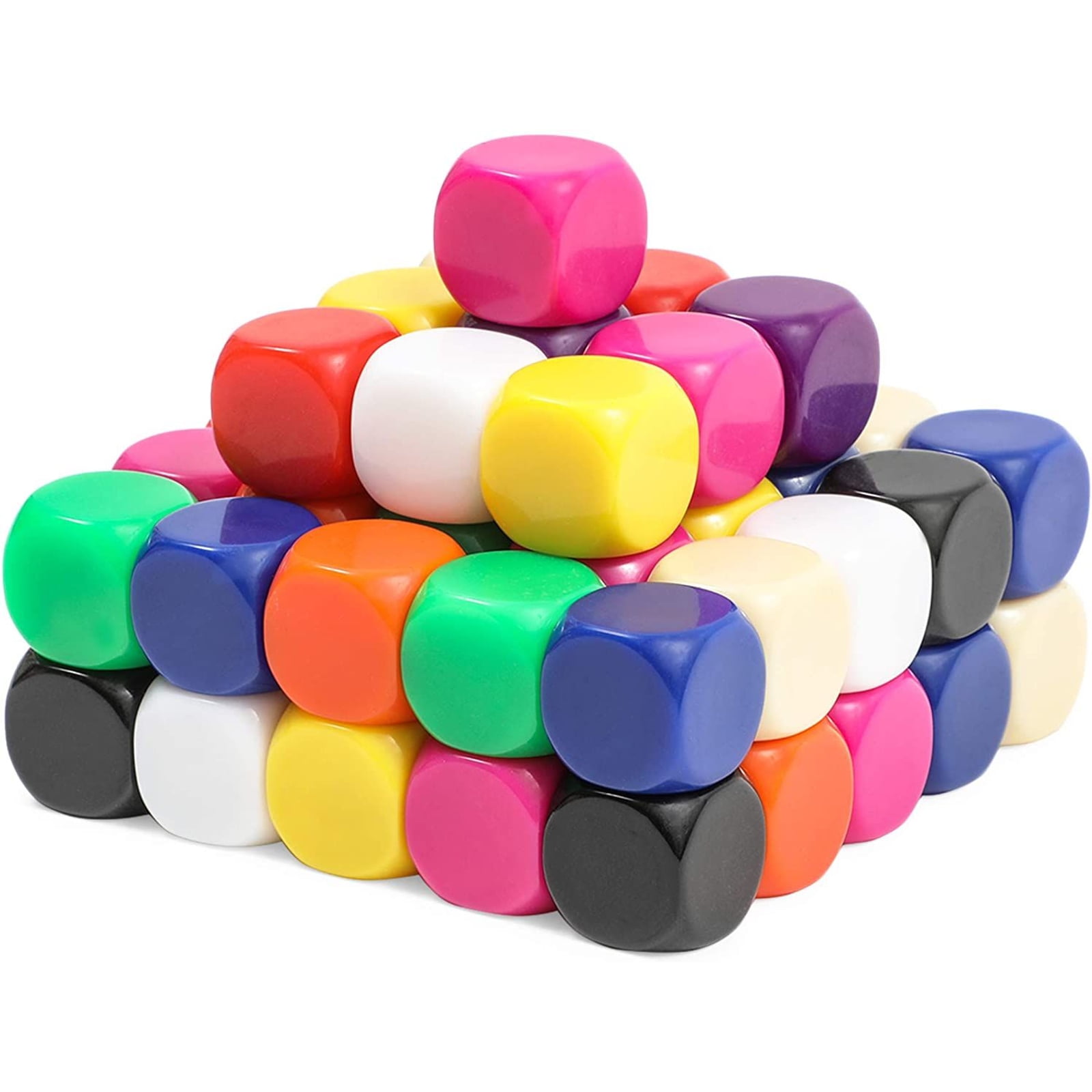 ! Hot 7pcs Blank People mini figures Different Colors Building Blocks Toys 