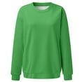thumbnail image 5 of Women Sweatshirt Sweat Shirts Women Long Sleeve Womens Pullover Green Crewneck Fall Sweatshirts for Women Sweatshirts for Women Trendy, 5 of 5
