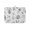 White Light Gray, variant on Marine Shell Jellyfish Coral Starfish Dish Drying Mats for Kitchen Counter,Absorbent Microfiber Dish Drainer Rack Mat Ocean Life on Postmark Drying Pad for Sinks,Utensils,Countertops,16x18in