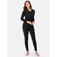 thumbnail image 2 of Fruit of the Loom Women's Recycled Waffle Thermal Top, Sizes XS-4X, 2 of 7