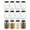 12 PACK, Black, variant on 32 Oz Plastic Mason StorJars With Lids 12 Pack Clear 32oz Leak-proof Quart Containers For Kitchen And Homee (black)