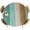Teal, variant on Round Table Cover 55-60 Inch Teal Brown Wooden Waterproof Reusable Table Cloth Round Fitted Vinyl Tablecloth with Elastic Edged for Parties Outdoors, Farmhouse Vertical Striped Art