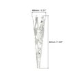 thumbnail image 2 of Uxcell 42mm Alloy Corsage Decorative Holder Vase for Wedding Party Prom Silver Tone, 2 of 6
