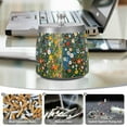 thumbnail image 6 of Yayeee Ashtray with Lid for Cigarette Smokeless Stainless Steel Home Ash Holder, Green Floral Garden, 6 of 7