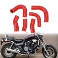 thumbnail image 1 of Kit Radiator Silicone Hose Radiator Coolant Hose Silicone Heat Resistant Leakage Proof Radiator Coolant Hose Kit for  VF1100C VF1000C V65, 1 of 7