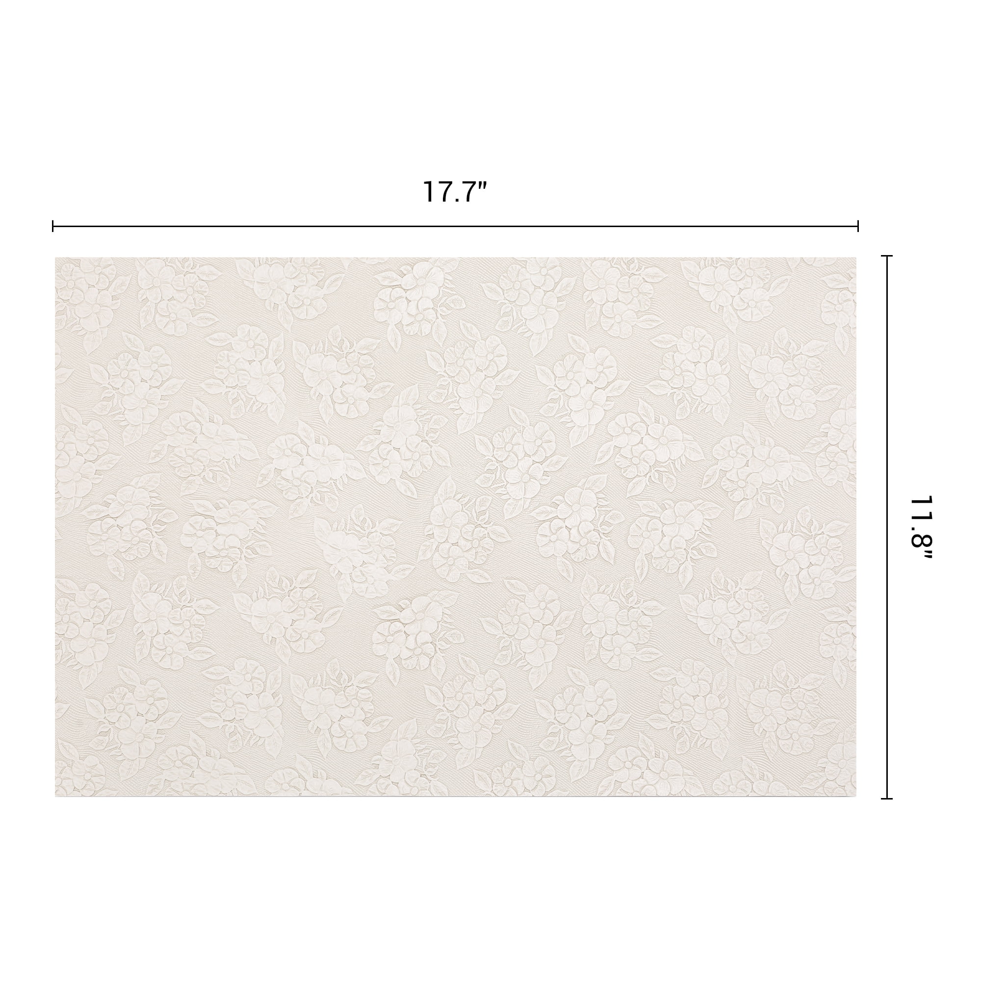 Unique Bargains Faux Leather Placemats for Kitchen Home Beige 17.7"x11.8"