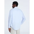 thumbnail image 5 of Free Assembly Men's Slim Fit Dress Shirt with Long Sleeves, Sizes 14/32 - 17/43, 5 of 5