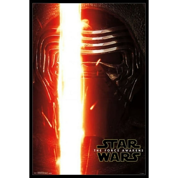 Star Wars The Force Awakens - Kylo Portrait Laminated & Framed Poster Print (22 x 34)