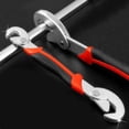 thumbnail image 4 of Adjustable Wrench 2 Pcs Adjustable Wrench Multifunctional Nut Clamp Universal Tool Wrench Kit Pipe Wrench Household Tools, 4 of 5