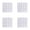 White1_4PCS, variant on 1 PCS 2.6Mm Fuse Beads Pegboards Kits, 52 Perler Beads Boards Plastic Bead Boards, Square Clear Beads Pegboards for Craft Bead, Diy Craft Bead(White, 5.5X5.5 Inch)