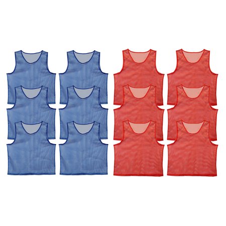 Youth Pinnies - Get Out! Youth Teen and Adult Size Scrimmage Vests Pinnies Set of 12